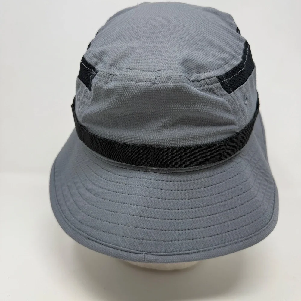 Adidas Aeroready Boonie Hat Mens Grey Black Mesh Hiking Sun Bucket Hat Size L/XL